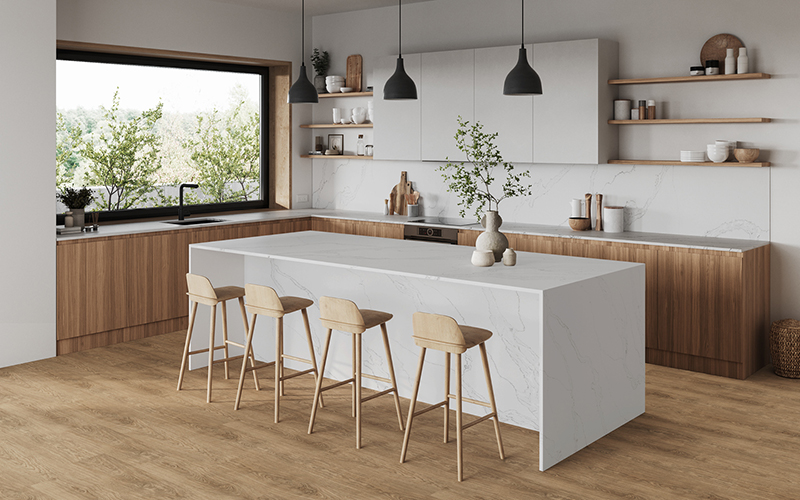 Calacatta Grande, VIATERA - Quartz Countertops | LX Hausys US